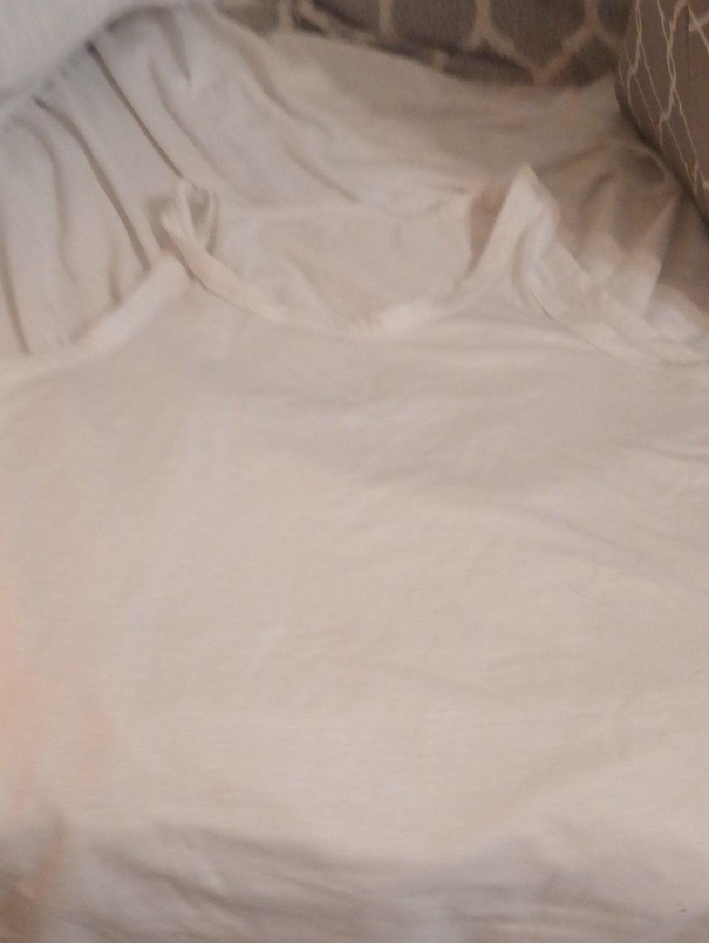 White Cotton Tank Top